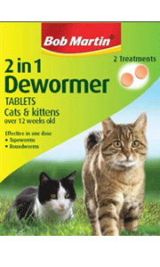 Bob Martin Company Bob Martin 2 in 1 Dewormer for Cats and Kittens