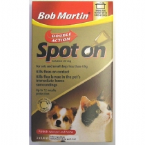 BOB Martin Double Action Dog and Cat Spot On Up