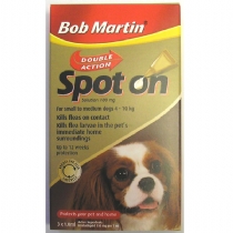 BOB Martin Double Action Dog Spot On 10-25Kg