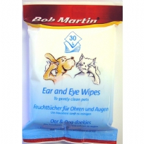 BOB Martin Ear and Eye Wipes 30 Wipes