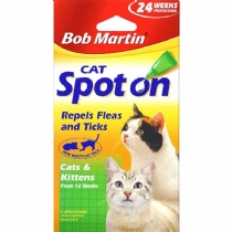 BOB Martin Flea Cat Spot On 24 Weeks