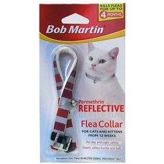Reflective Felt Flea Collar for Cats and Kittens from 12 Weeks