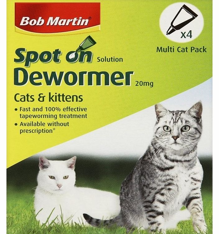 Bob Martin Spot On Dewormer Multi-Cat Pack
