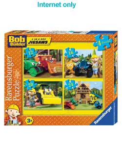 4 x 12 Piece Bob the Builder Puzzles 