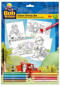 Copywrite Bob The Builder A4 Colour Activity Set