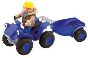 bob The Builder Friction Scrambler and Trailer Playset
