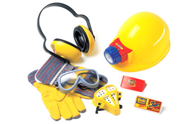 Bob the Builder Glove and Helmet Set
