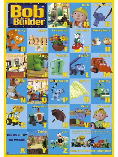 Bob the Builder Poster A to Z Maxi FP1216