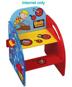 Bob the Builder Wooden Chair with Step