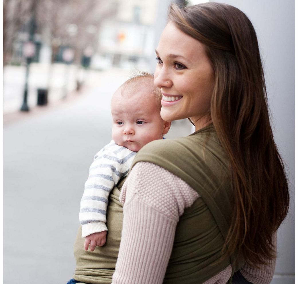 Boba Wrap Natural in Dark Green 2014