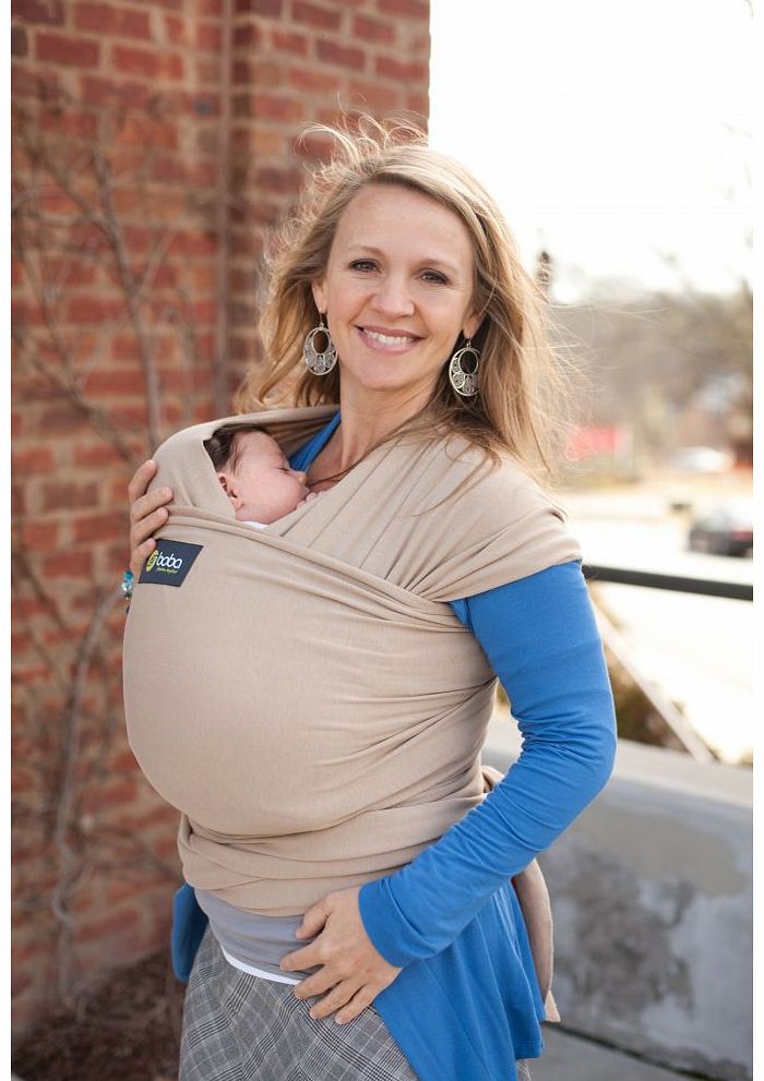 Boba Wrap Organic in Khaki 2014