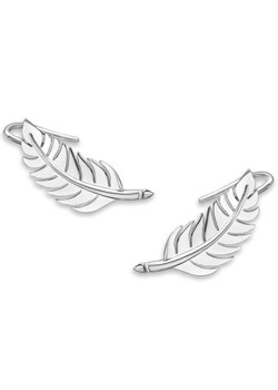 Bobby White Silver Messenger Feather Earrings by Bobby White