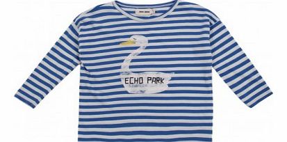 Bobo Choses Striped Echo Park T-shirt Blue `8 years,10 years