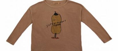 Bobo Choses Superpeanut t-shirt Beige `4 years,6 years,8