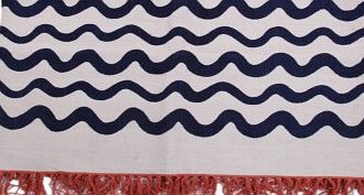 Bobo Choses Waves pattern cotton rug Multicoloured `One size