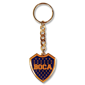 Boca Juniors Enamel Shield Keyring