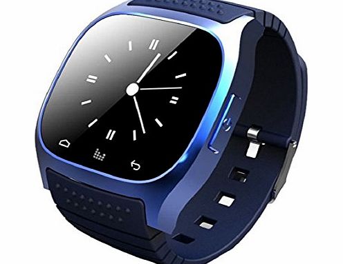 Bocideal TM) New Design Bluetooth Wrist Smart Phone Watch For IOS Android Samsung iPhone HTC Blue