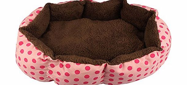 Bocideal(TM) New Style Soft Fleece Pet Dog Puppy Cat Warm Bed House Plush Cozy Nest Mat Pad (Red)