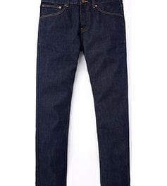 Boden 5 Pocket Jeans, Black,Tan Twill,Dark Classic