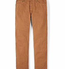 Boden 5 Pocket Slim Fit Jeans, Tan Twill,Dark Vintage