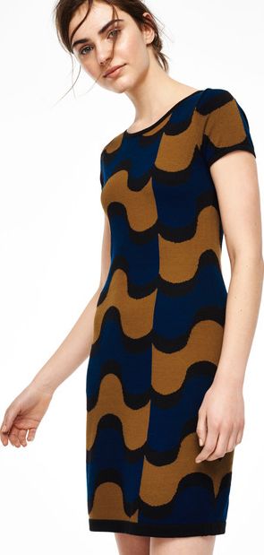 Boden, 1669[^]35110600 Abigail Tunic Party Dress Tobacco/Navy Boden,