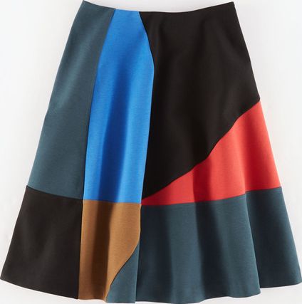 Boden, 1669[^]35075308 Alice Ponte Skirt Praline Multi Boden, Praline