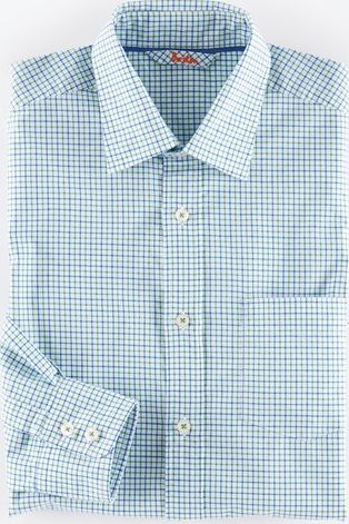 Boden, 1669[^]34989376 Architect Shirt Green Tattersall Boden, Green