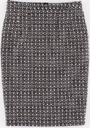 Boden, 1669[^]35196633 Aubrey Pencil Skirt Black Jaquard Boden, Black