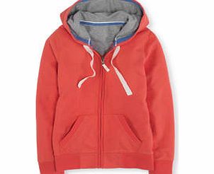 Boden Authentic Hoody, Bright Red Tulip Stamp,Soft