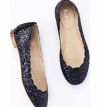 Boden Ballerina, Black Multi Glitter,Tan Leopard