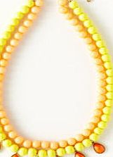 Boden Beaded Summer Necklace, Yellow 34161075
