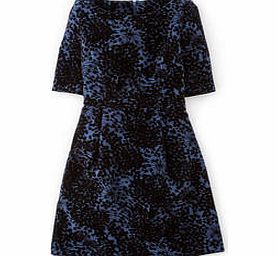 Boden Beatrice Dress, Navy/Black Flock,Blue 34317743