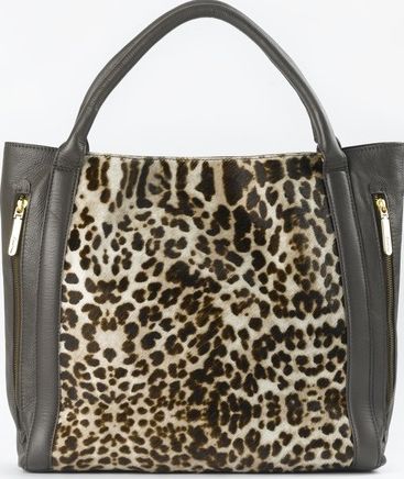 Boden Berkeley Zip Bag Grey/Snow Leopard Pony Boden,