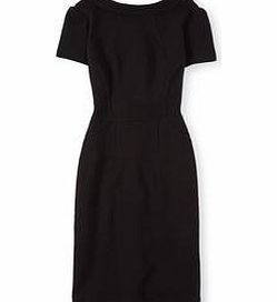 Boden Betty Ottoman Dress, Black,Blue,Ladybird,Graphic