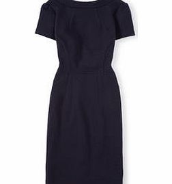 Boden Betty Ottoman Dress, Blue,Black,Ladybird,Graphic