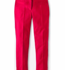 Boden Bistro Crop Trouser, Summer Floral,Red,Navy Chic