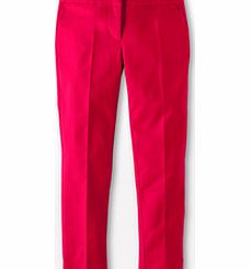 Boden Bistro Crop Trouser, Summer Floral,Red,Navy Chic