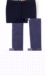 Boden Bistro Trouser, Black,Blue,Pink Print,Navy