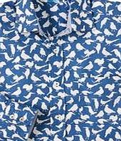 Boden Bloomsbury Printed Shirt, Blue Birds 34542878