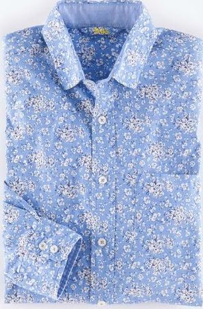 Boden Bloomsbury Printed Shirt Blue Boden, Blue 34939157