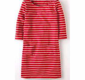 Boden Breton Tunic, Apple Red/Freshwater,Navy/Ivory