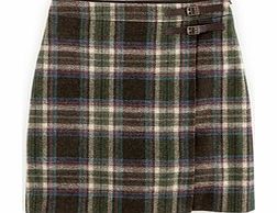 Boden British Tweed Kilt, Brown,Cream,Red 34367110