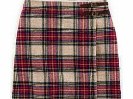 Boden British Tweed Kilt, Brown,Red,Cream 34367151