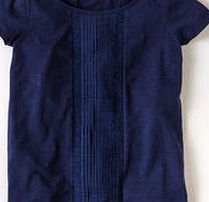 Boden Broderie Detail Tee, Royal Blue 34099176