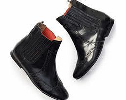 Boden Brogued Chelsea Boot, Black 34215665