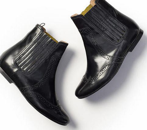 Boden Brogued Chelsea Boot, Blue 34215731