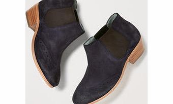 Boden Brogued Chelsea Boot, Blue,Silver 33886250