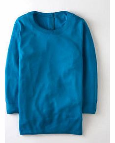 Boden Button Back Jumper, Cerulean Blue,Papaya 34024505