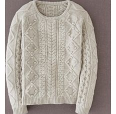 Boden Cable Jumper, Grey,Newt 33671603