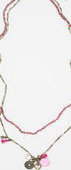 Boden Camille Necklace, Candy Pink 33915737